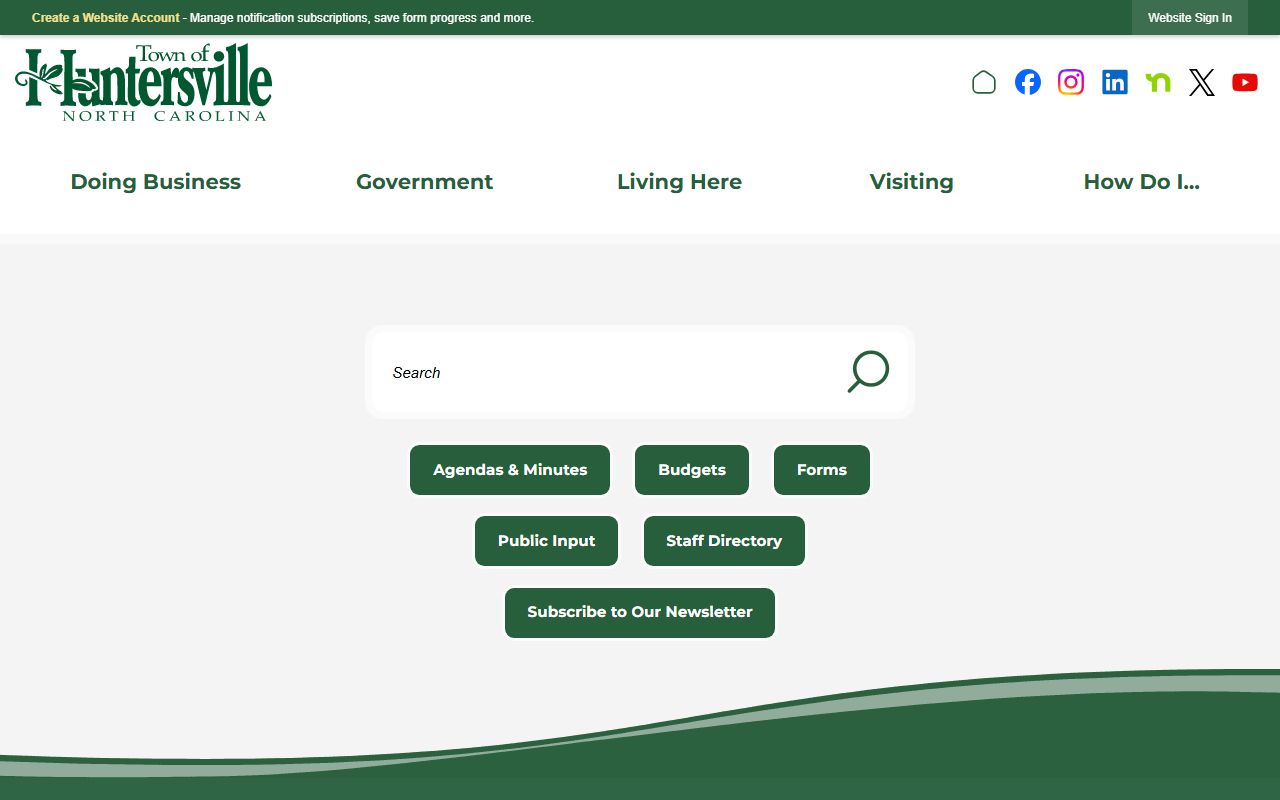 Town of Huntersville public safety sex offender resources