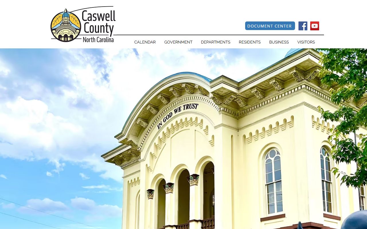 Caswell County government website for sex offender registry services